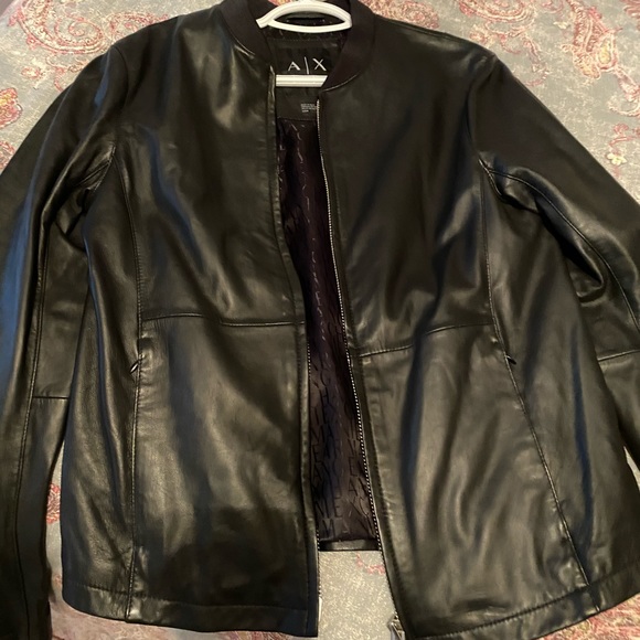 Men’s small authentic leather jacket - Picture 1 of 5